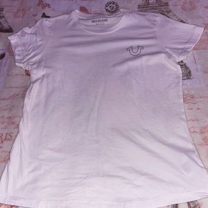 white true religion tee